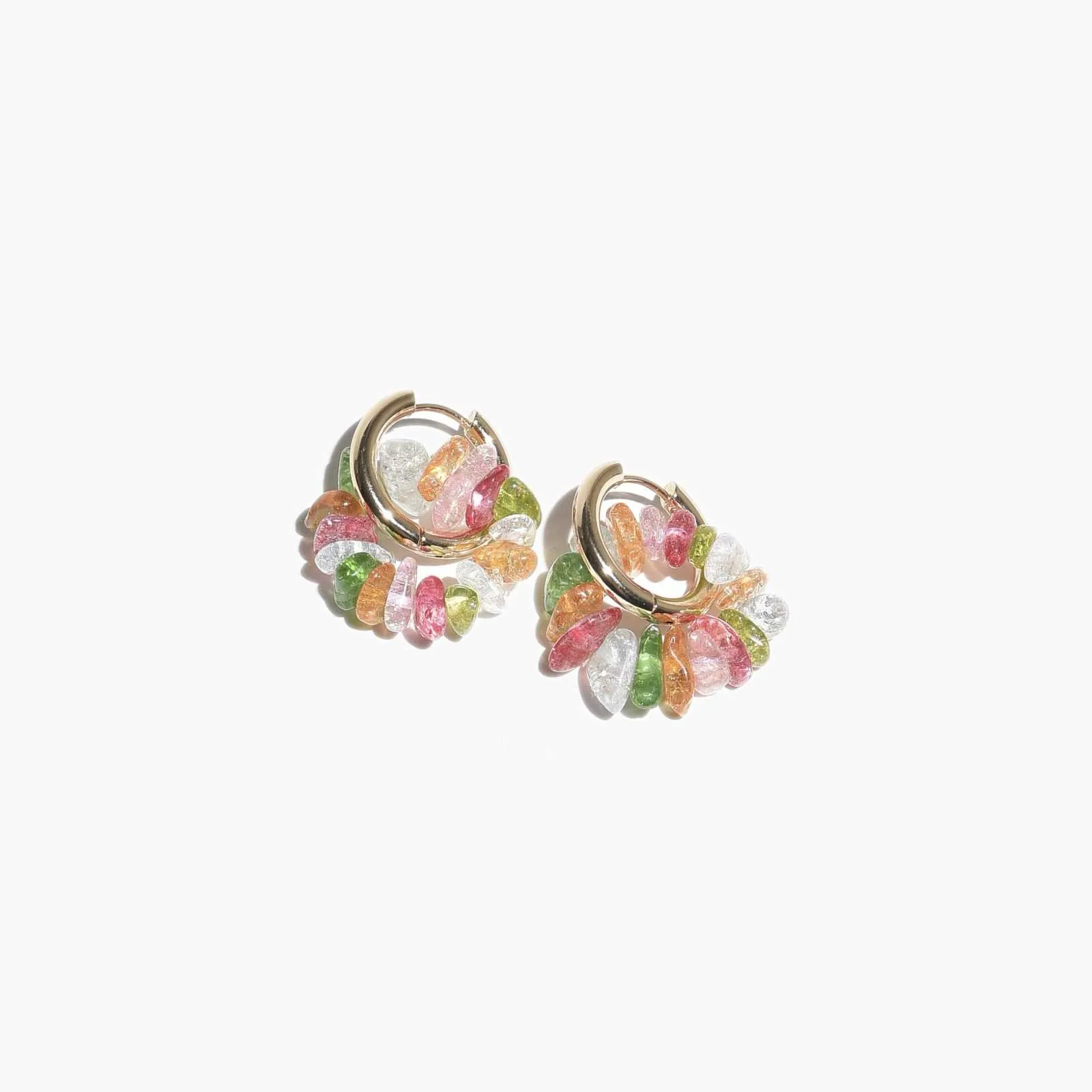 Серьги с кварцем